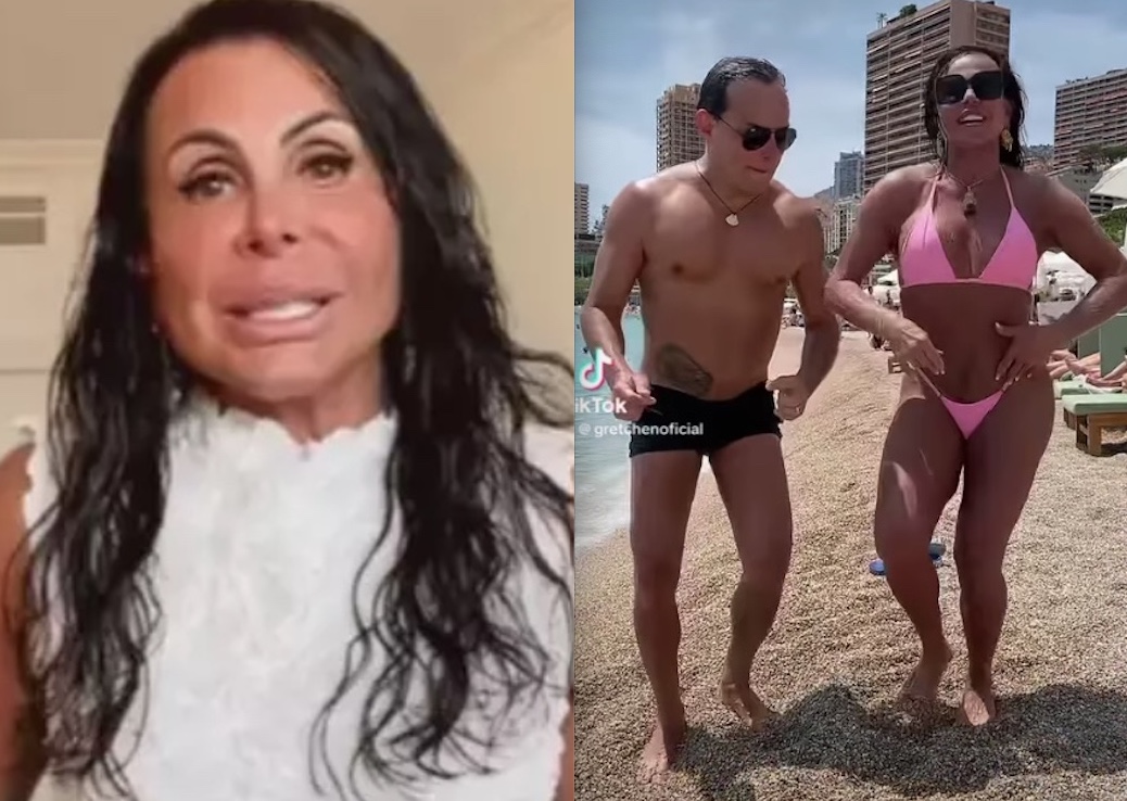 Gretchen rebate críticas sobre o corpo do marido: ‘grossura maravilhosa’