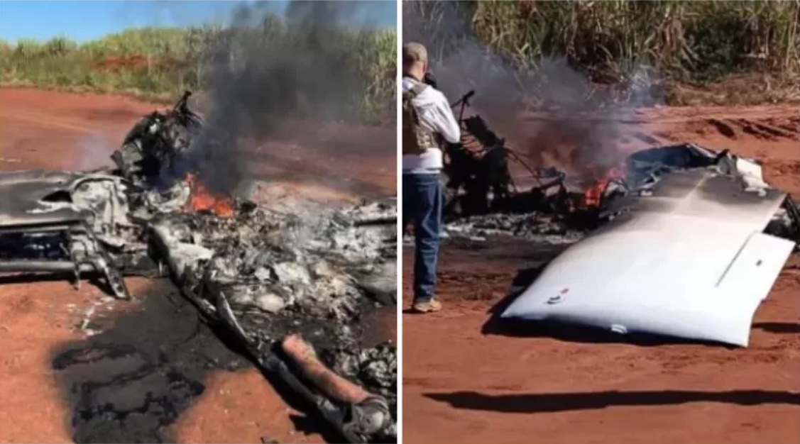 Piloto incendeia avião após ser interceptado pela FAB