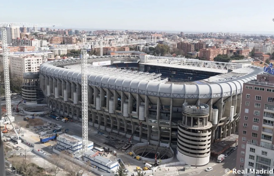 Reforma do Santiago Bernabéu já custou R$ 4,8 bilhões ao Real Madrid
