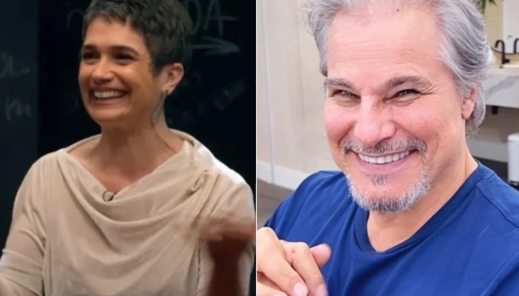 Sandra Annenberg relembra cena de nudez com Edson Celulari