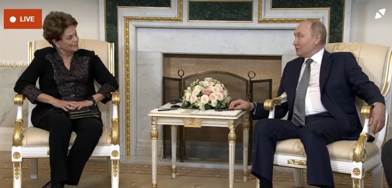 Dilma Rousseff se reúne com Vladimir Putin na Rússia
