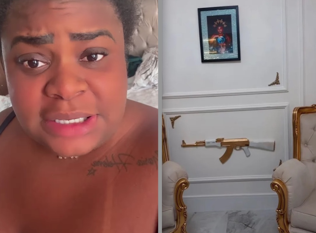 Jojo Todynho rebate crítica por decoração de escritório com réplica de arma