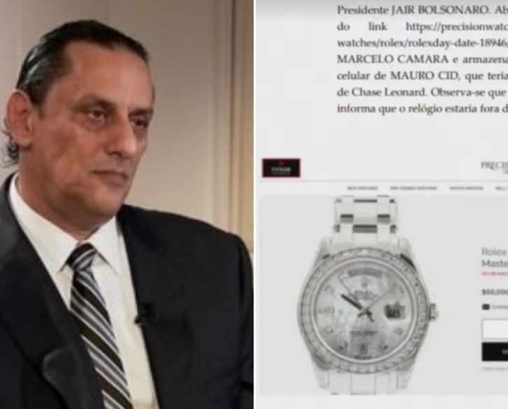 Wassef recomprou Rolex dado de presente a Bolsonaro para entregar ao TCU