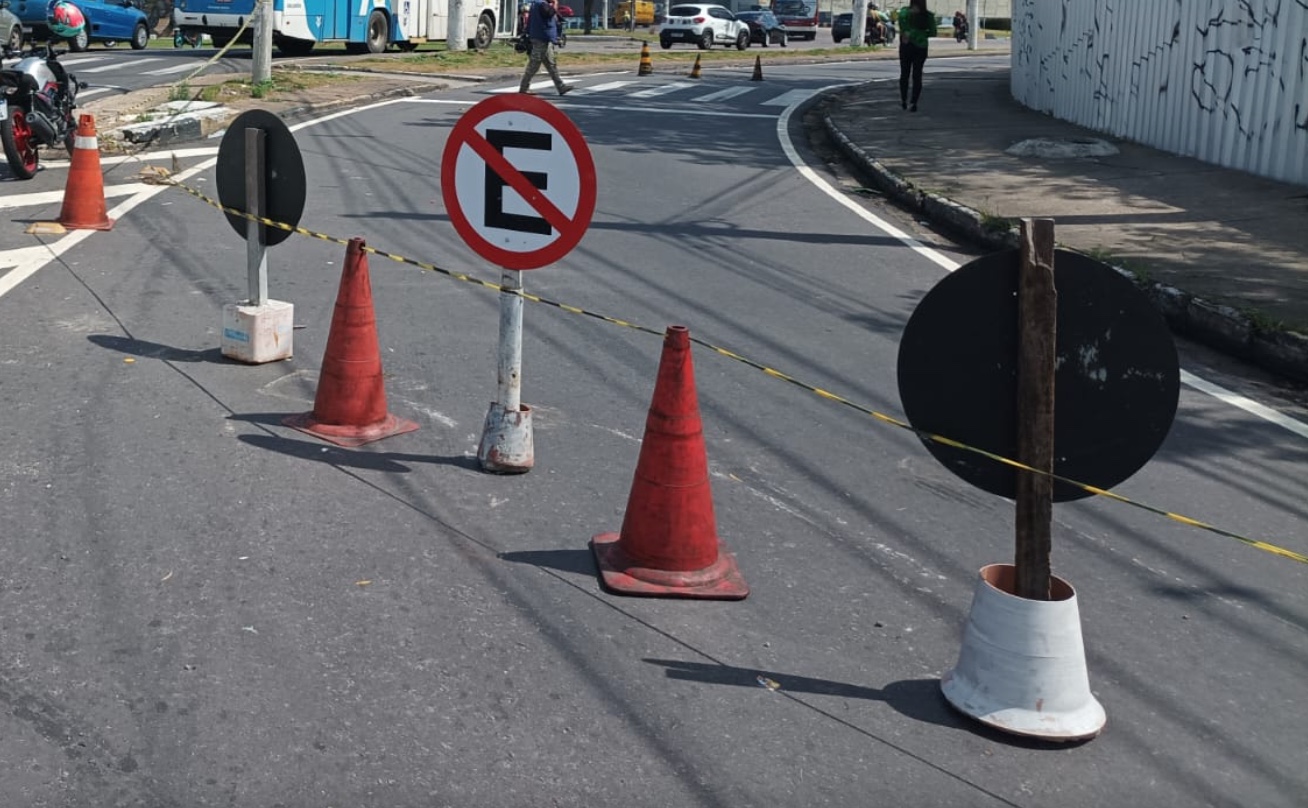 Avenidas de Manaus serão interditadas para obras neste final de semana