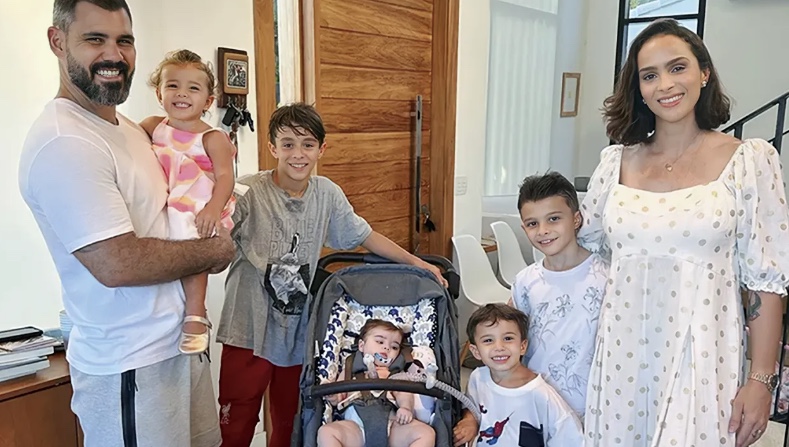 Juliano Cazarré rebate críticas após anunciar sexto filho