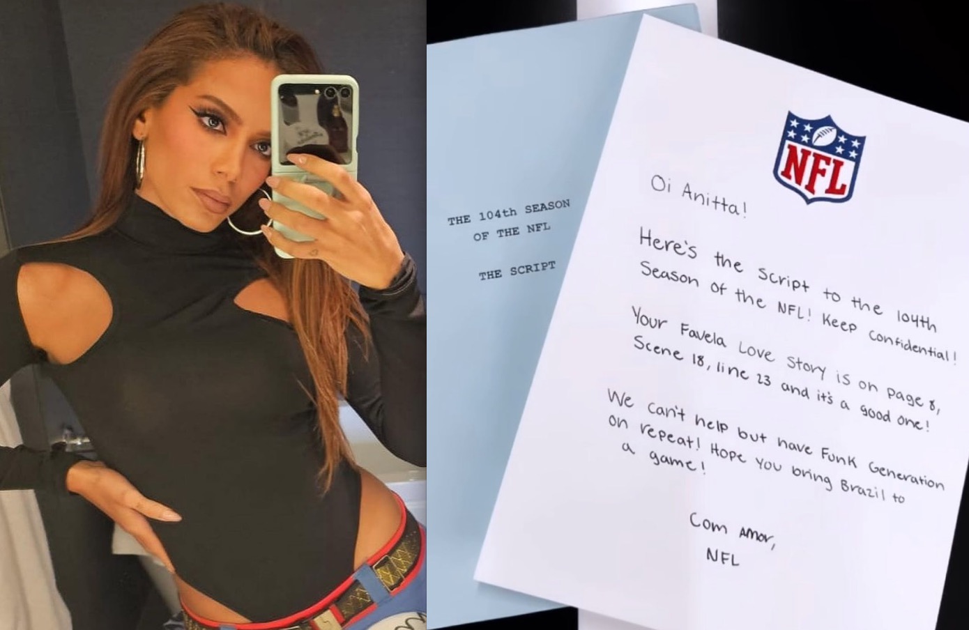 Anitta no Super Bowl? Cantora recebe convite da NFL e fãs ficam eufóricos