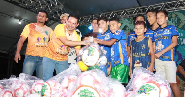 Projetos sociais recebem mais de 50 kit esportivos em Manaus