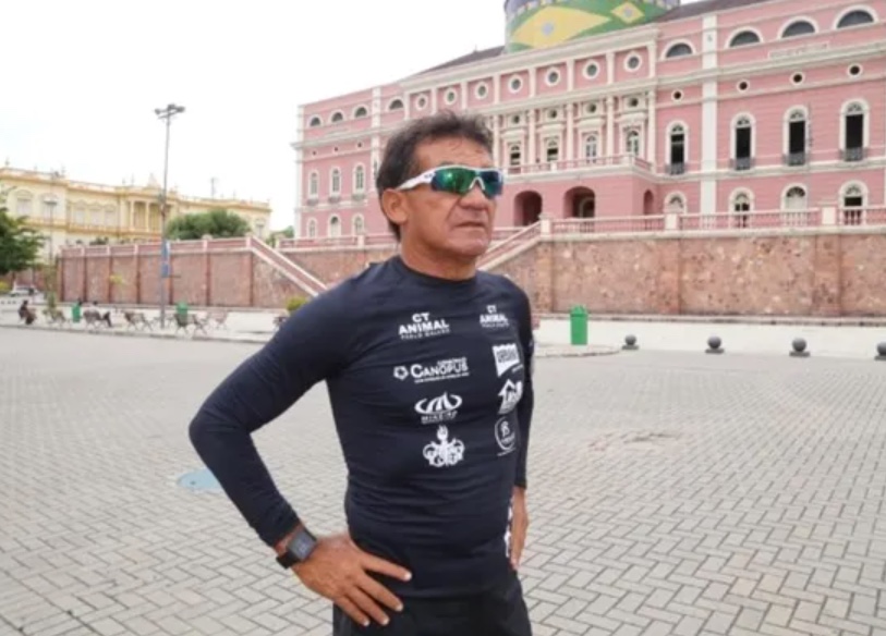 Amazonense participa de maratona de 48 horas de natação em Manaus