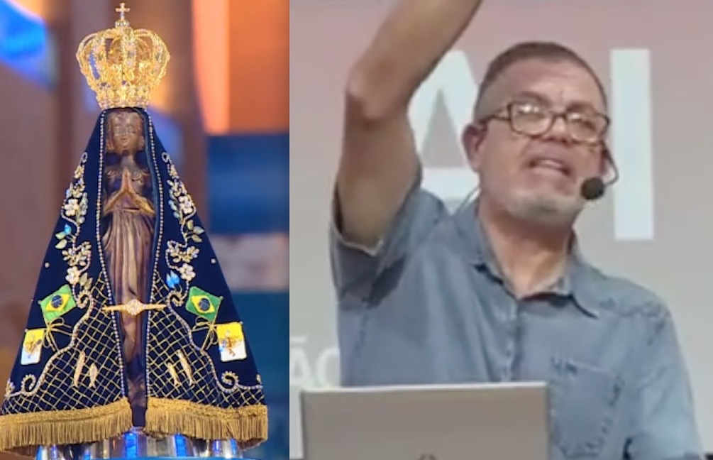 Pastor chama Nossa Senhora Aparecida de 'Satanás fantasiado de azul'