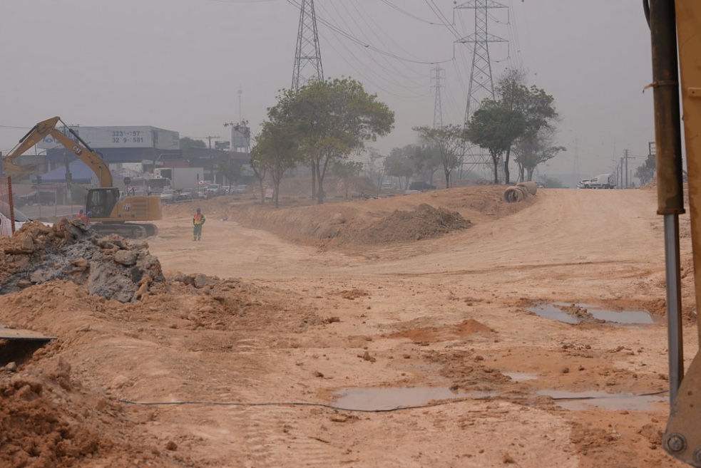 Obra na avenida das Torres terá entrega antecipada em 6 meses em Manaus