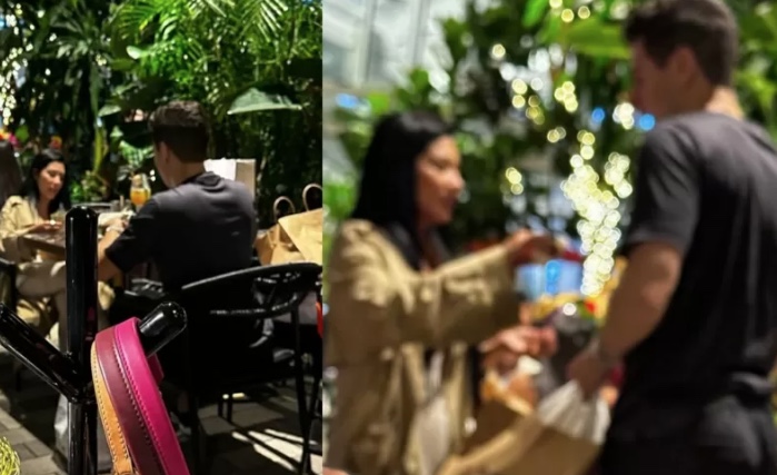 Simaria é flagrada com ‘novinho’ em restaurante em Miami 