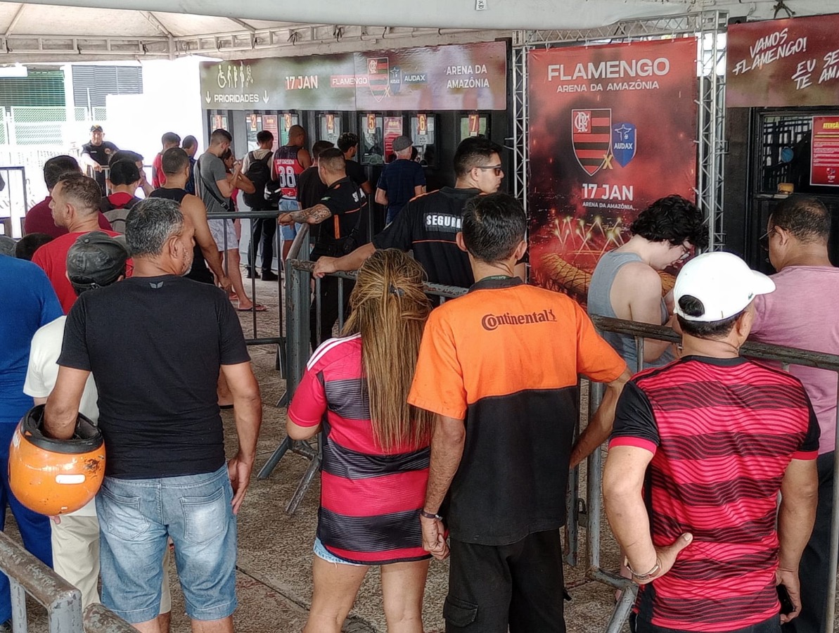 Mais de 35 mil ingressos são vendidos para Flamengo x Audax em Manaus 