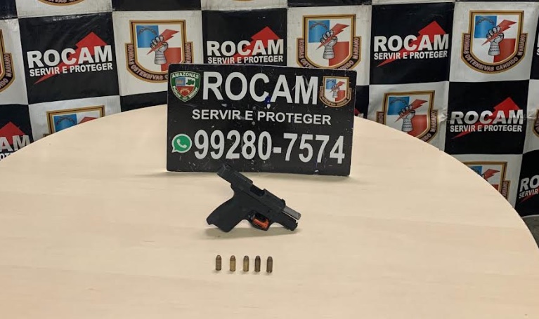 Homem armado é preso após intimidar moradores na Colônia Oliveira Machado