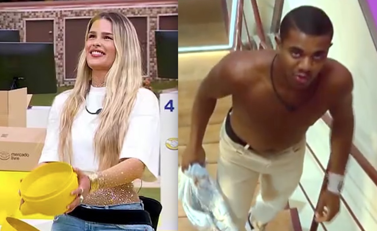 Davi resmunga após Yasmin se livrar do Paredão no Bate e Volta