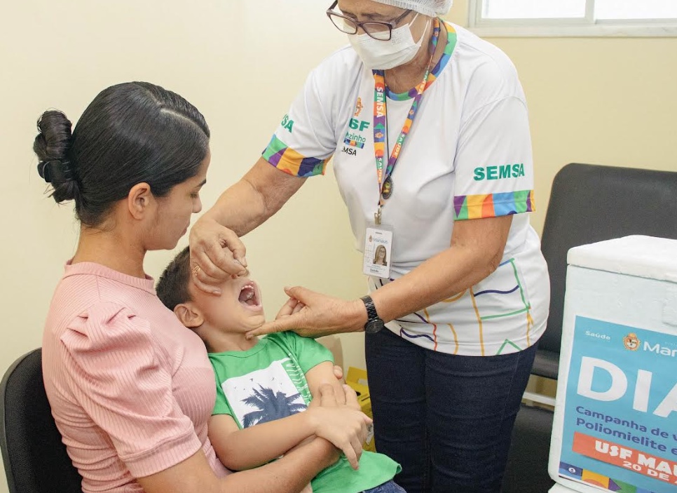 Manaus inicia campanha de vacinação contra a pólio na próxima semana