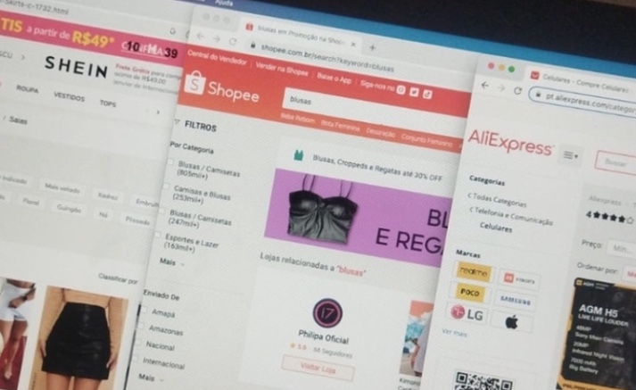 Varejo nacional acusa Shopee, Shein e AliExpress de colocarem saúde do consumidor em risco