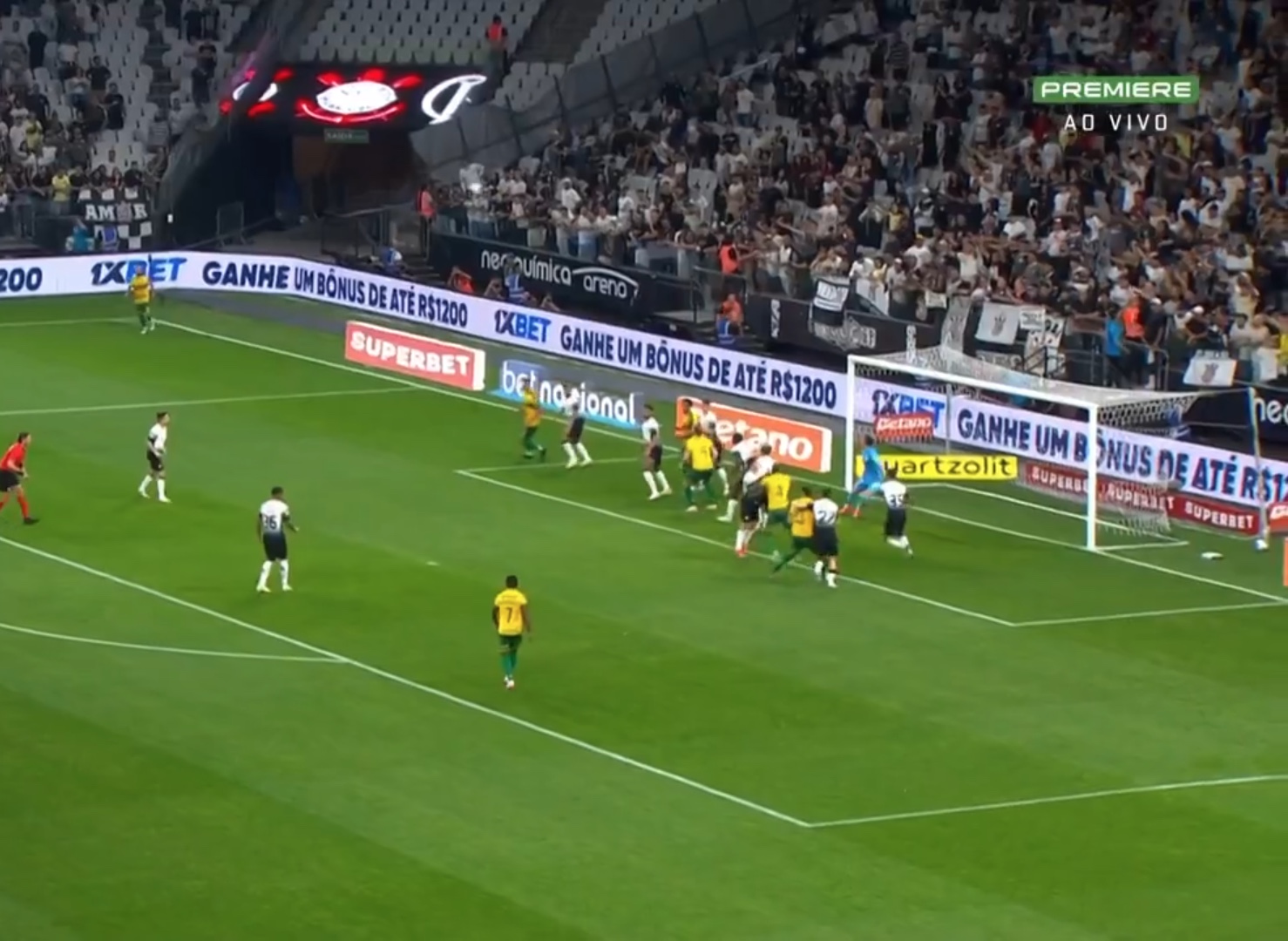 Corinthians e Cuiabá empatam por 1 a 1 pela 12ª rodada do Brasileirão