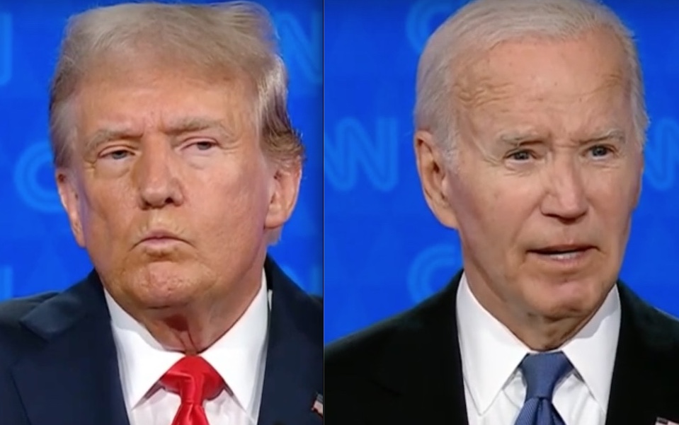 Biden e Trump fazem o 1º debate antes da eleição presidencial