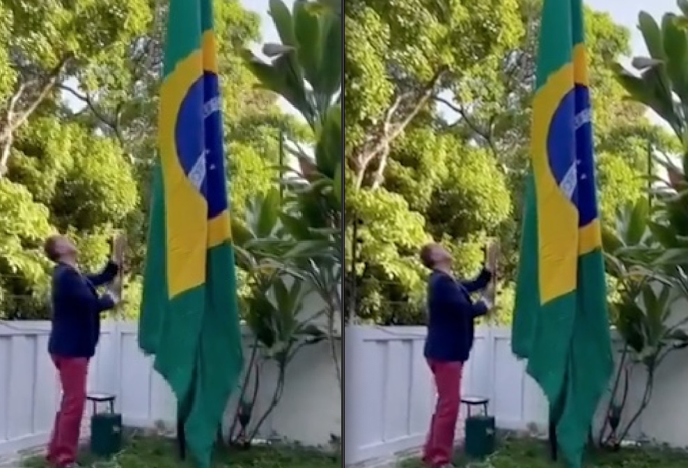 Brasil retira bandeira da embaixada argentina após pedido da Venezuela