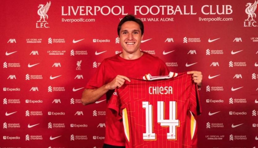 Liverpool anuncia contratação do atacante Federico Chiesa