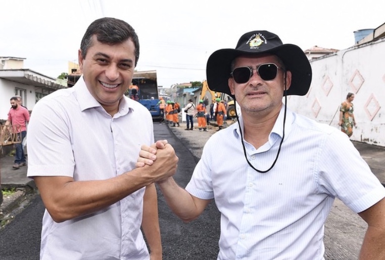 Governador Wilson Lima parabeniza David Almeida por reeleição em Manaus
