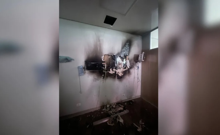 Incêndio atinge UTI de hospital particular