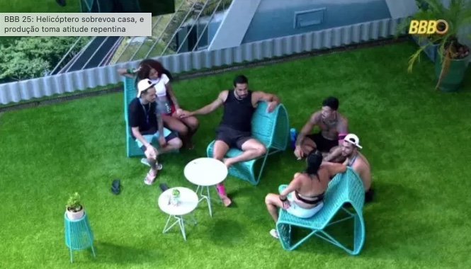 Helicóptero sobrevoa BBB 25, e produção toma atitude repentina; entenda