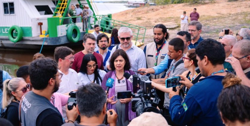 Em Manaus, ministra Nísia Trindade anuncia aumento de recursos para saúde ribeirinha