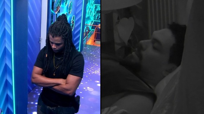 Diogo flagra Vinícius e Eva falando de Vilma: 'Tem atitudes ruins"