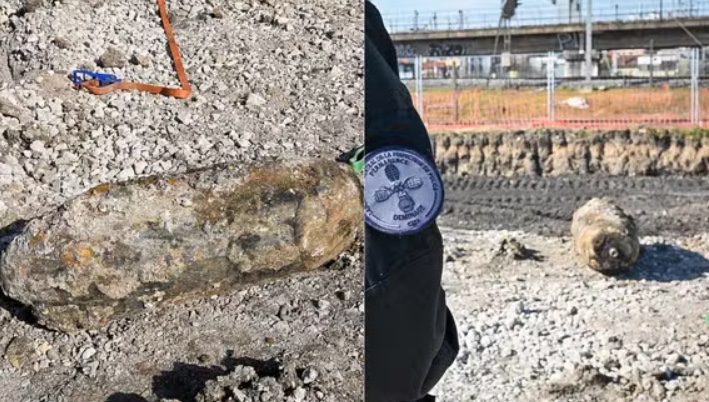 Polícia de Paris encontra bomba da 2ª Guerra em trilhos de trem; veja fotos