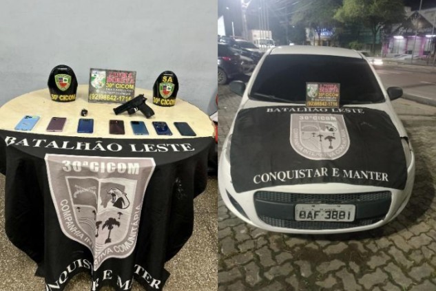 Trio é preso após aterrorizar vítimas durante arrastão no Coliseu 2 
