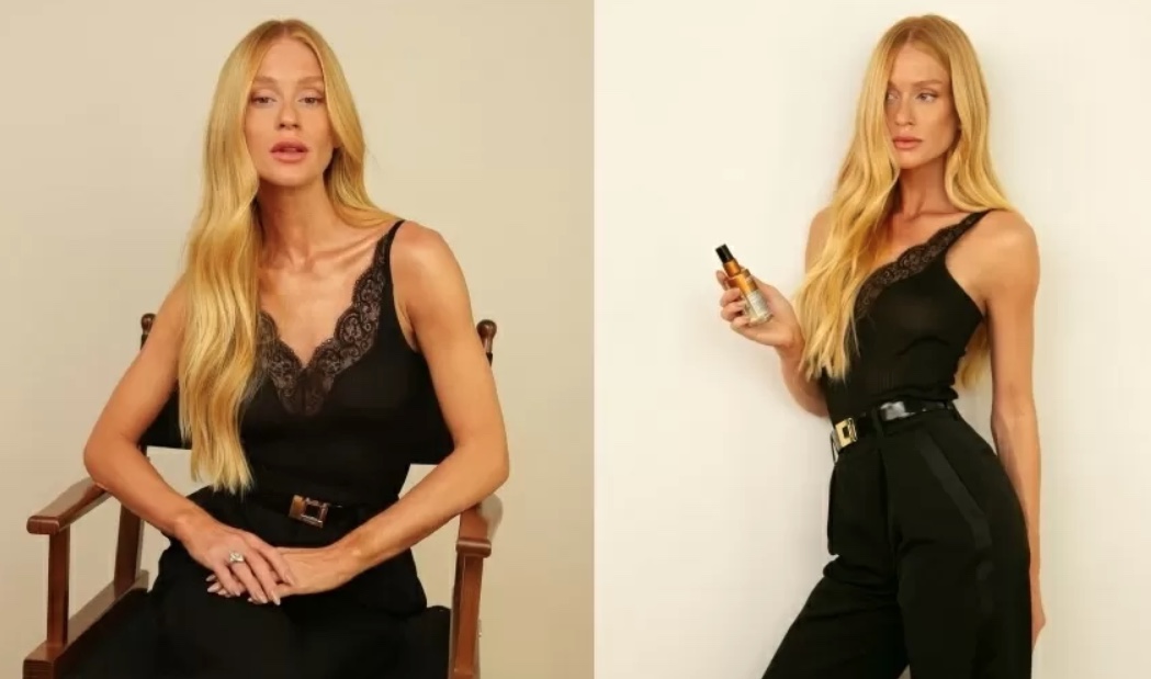 Pela 1ª vez, Marina Ruy Barbosa abandona ruivo e surge loira 