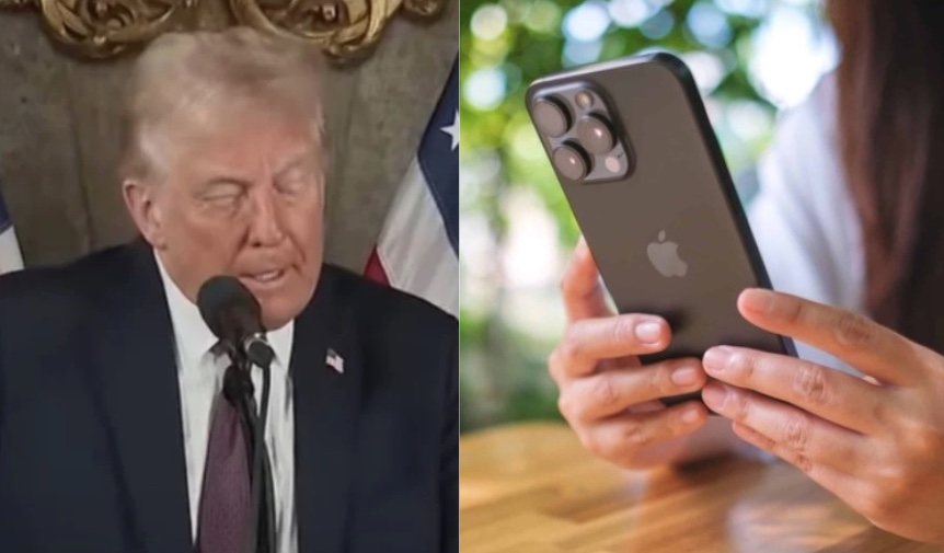 Trump ameaça taxar Apple em 25% caso produção de iPhones não seja nos EUA