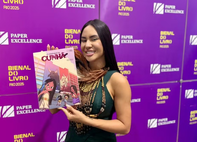 Livro infantil de Isabelle Nogueira esgota em menos de 1h na Bienal do RJ