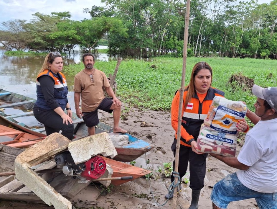 Nove calhas de rios do Amazonas seguem em processo de cheia