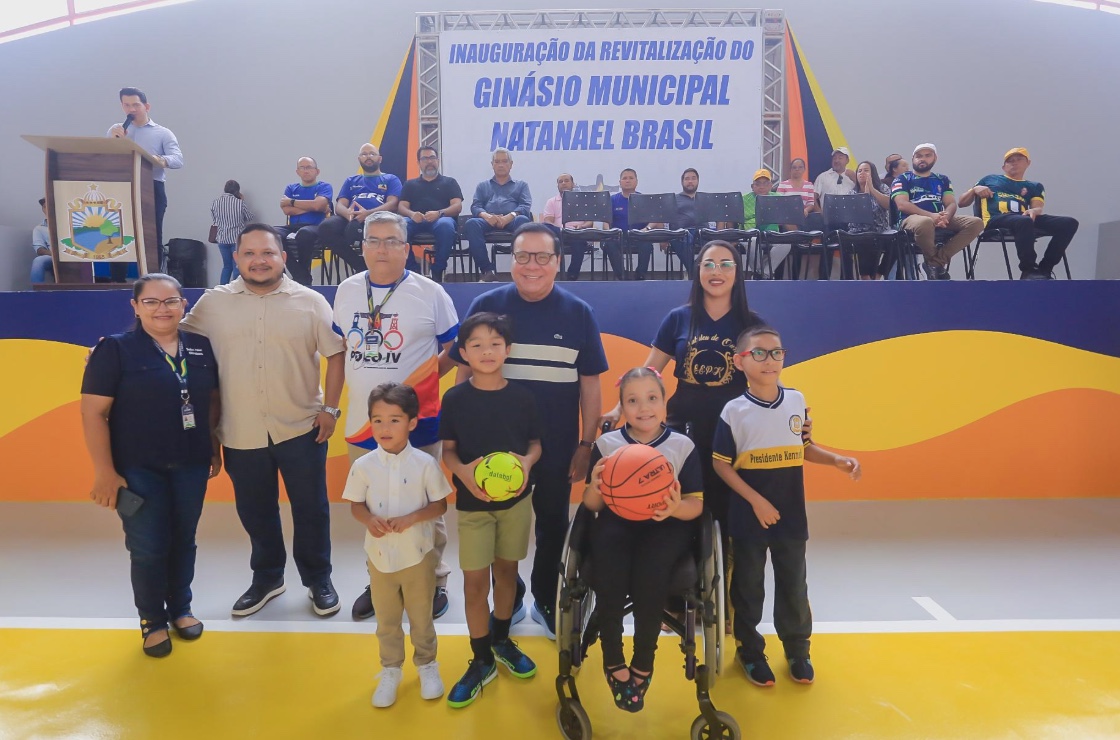 Coari reinaugura Ginásio Poliesportivo Natanael Brasil após revitalização