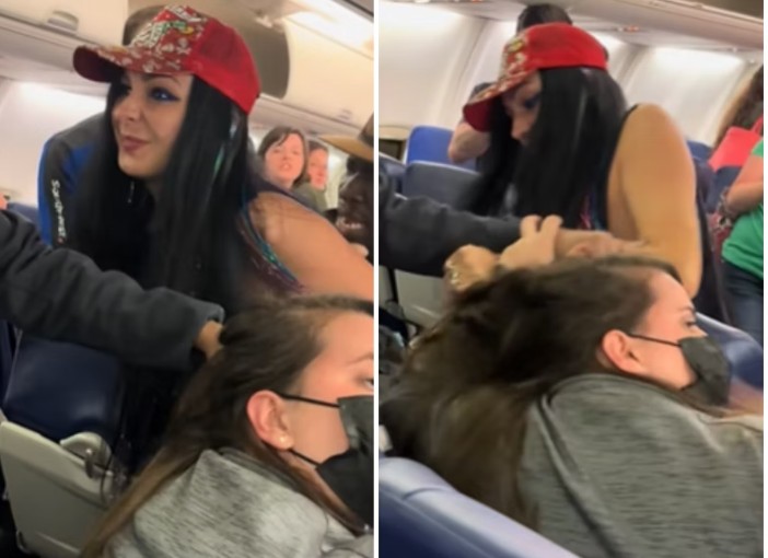 Mulher é expulsa de voo após cuspir e puxar cabelo de passageira nos EUA