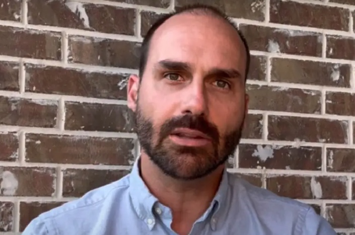 'Não será a única novidade', diz Eduardo após apoio de Trump a Bolsonaro