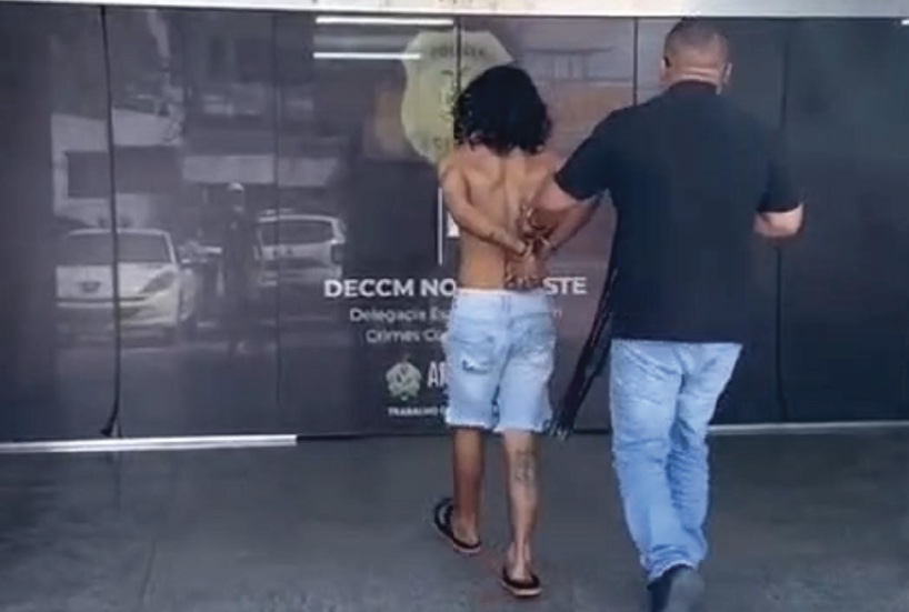 Homem é preso após atacar ex-namorada grávida com golpes de garfo em Manaus