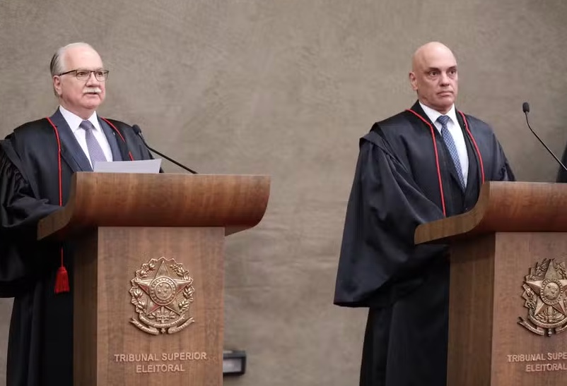 Ministros elegem Edson Fachin e Alexandre de Moraes para o comando do STF