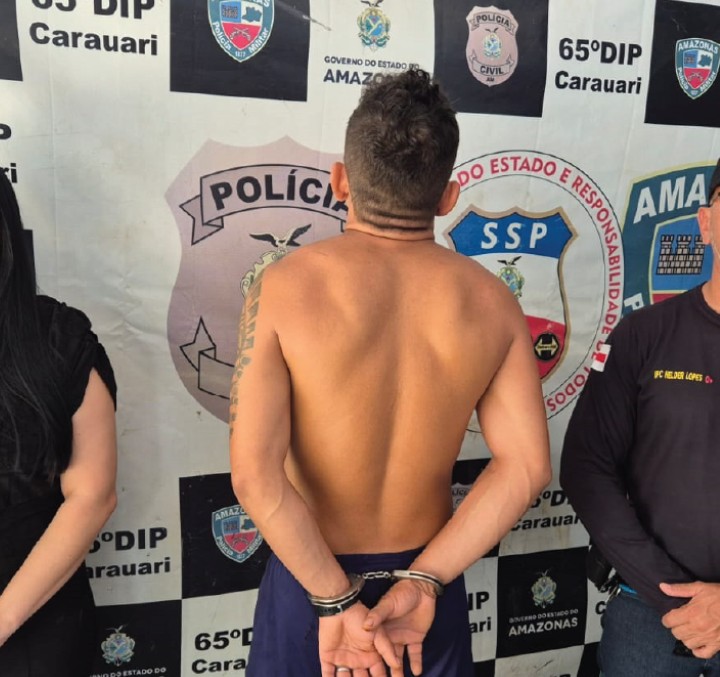 Marido é preso por ameaçar e proibir esposa de sair de casa em Carauari