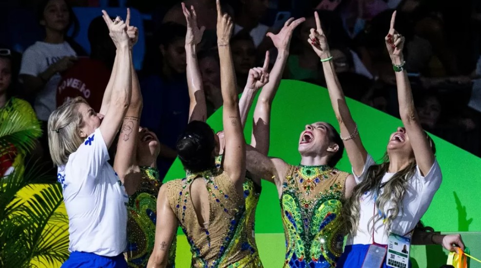 Brasil conquista a inédita medalha de prata no Mundial de ginástica rítmica