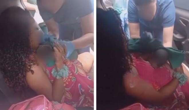Bebê nasce em carro de aplicativo a caminho de maternidade em Manaus 