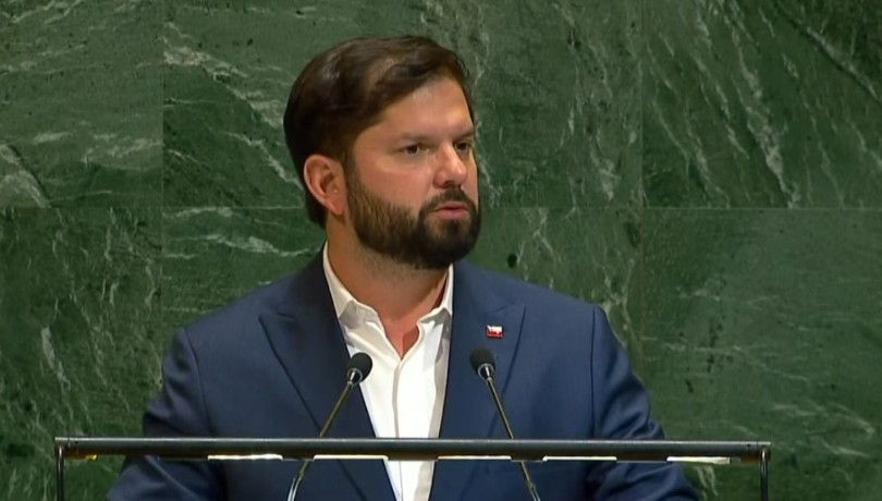 'Quero ver Netanyahu em um tribunal', diz Boric na ONU