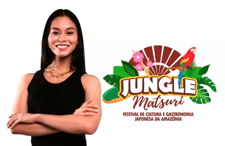 Rebeca Iimori representa Maués no Jungle Matsuri 2025