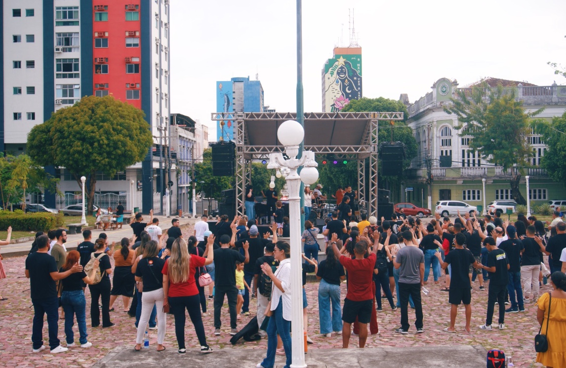 Evento "Ore pela Cidade" reúne fiéis em celebração pelos 356 anos de Manaus