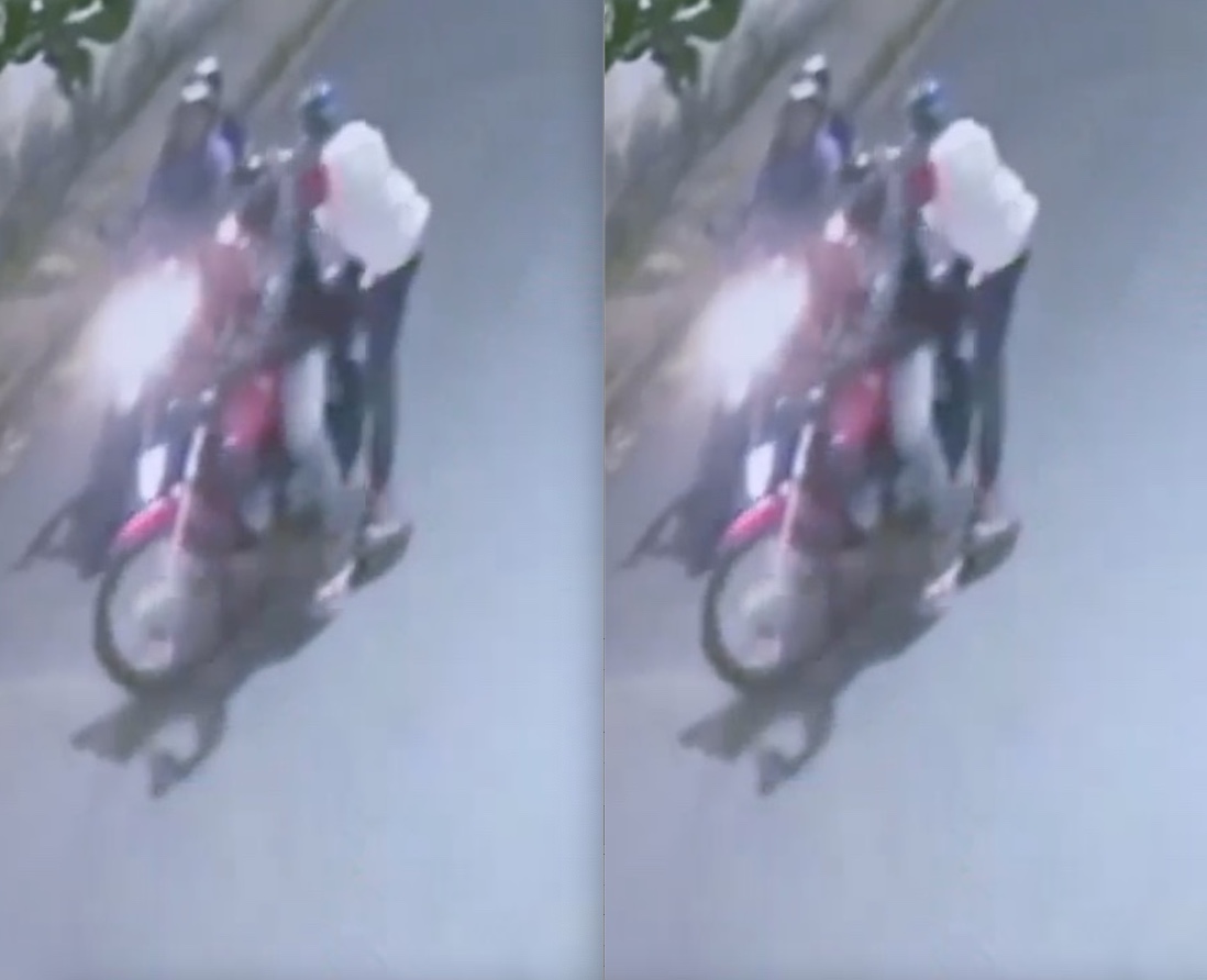 Casal em motocicleta sofre assalto por dupla armada no bairro Adrianópolis