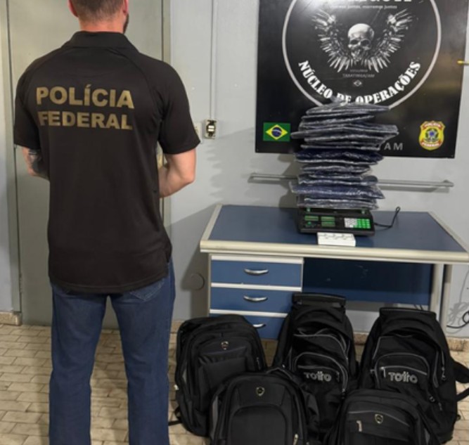 Passageiros são presos após polícia encontrar 20 kg de drogas no aeroporto de Tabatinga