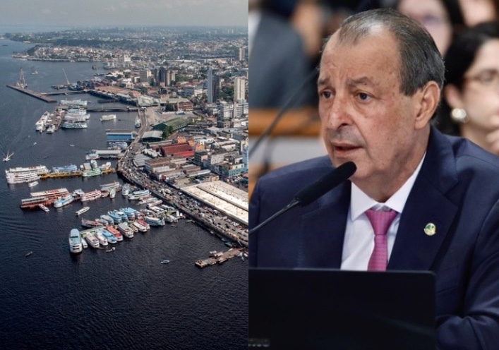 Omar Aziz anuncia início das obras do Porto da Manaus Moderna em 2026