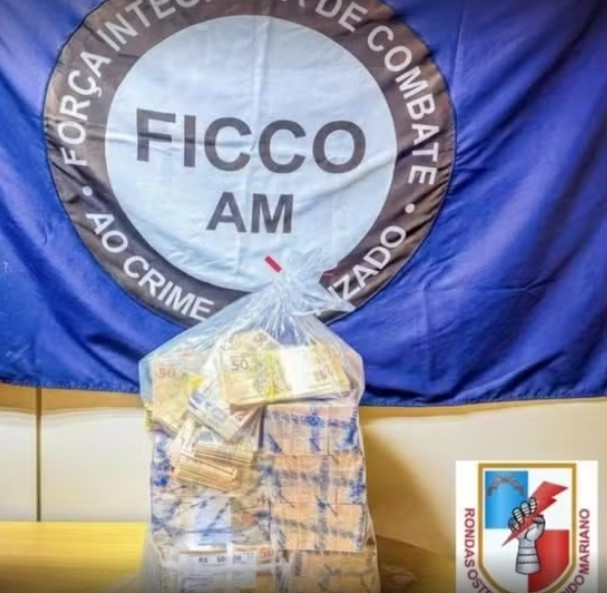 Suspeito de lavagem de dinheiro é preso com R$ 800 mil em espécie em Manaus